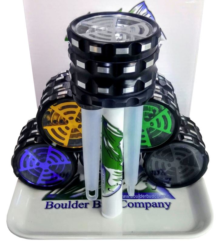 Electric Herb Grinder with Cone Filler (Green) – Boulder Bud Company
